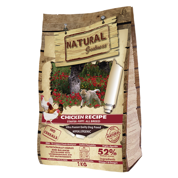 Natural Greatness Chicken Recipe Starter Puppy Totes les Races