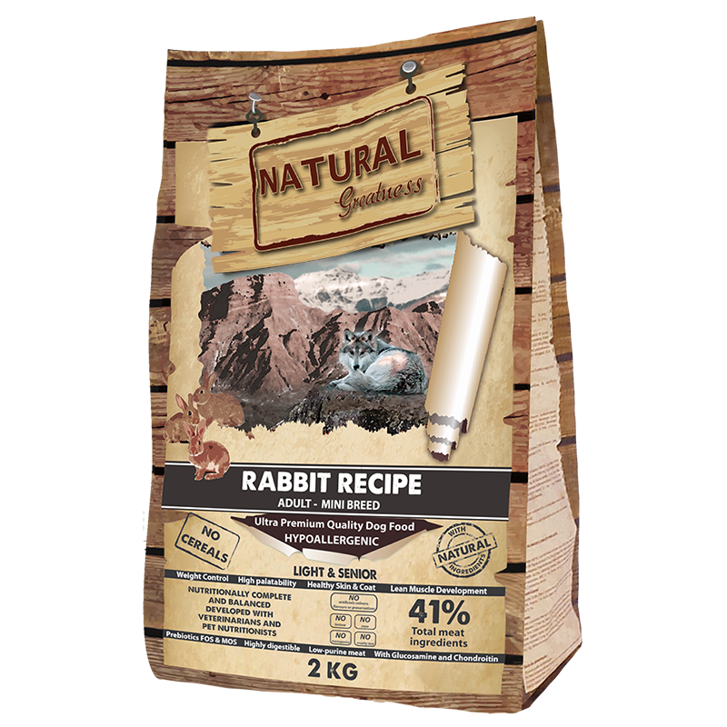 Natural Greatness Rabbit Recipe Adult-Mini Breed