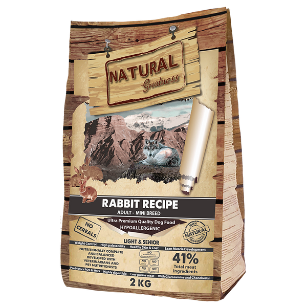 Natural Greatness Rabbit Recipe Adult-Mini Breed