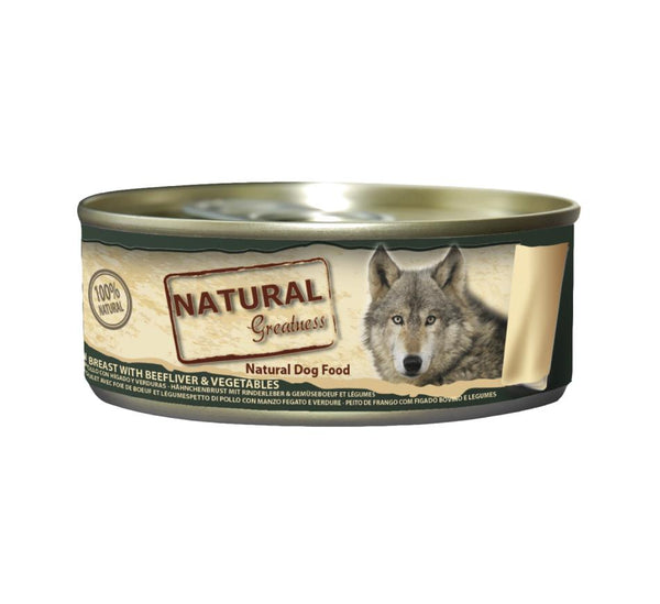 Natural Greatness Pit de Pollastre amb Fetge de Vedella i Verdures