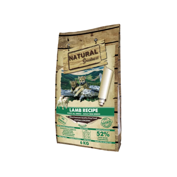 Natural Greatness Lamb Recipe Starter-Puppy All Breed-Adult Mini Breed