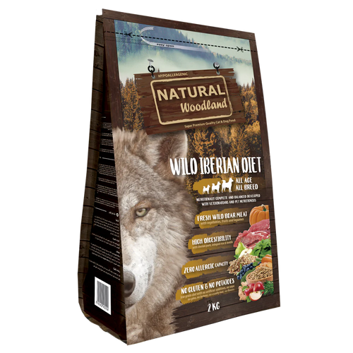 Dieta ibèrica salvatge de bosc natural